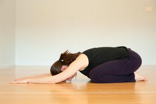 child pose